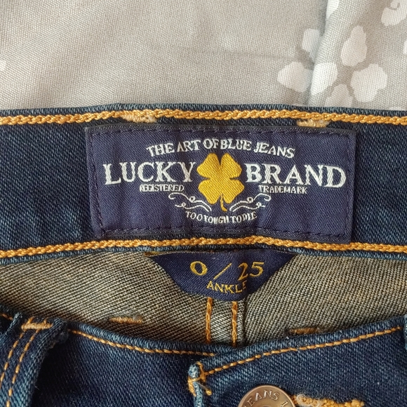 (2 for $20) Lucky Brand Sofia Skinny blue jeans, size 25/0 (fit large) - Picture 8 of 12